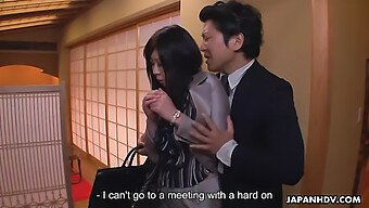 Teen Secretary Gets Used By Her Boss At A Japanese Restaurant