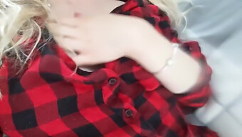 Amateur Girl In Plaid Shirt Indulges In Solo Masturbation