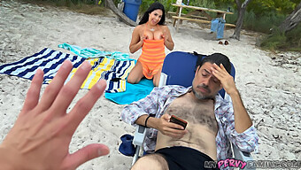 Desperate For Excitement, Step-Sister Rescues Bored Day At Public Beach With Passionate Sex - Serena Santos