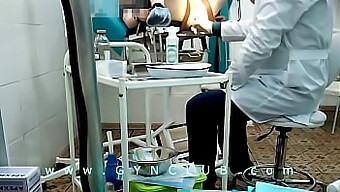 Intense Medical Fetish Play On A Gynecological Chair