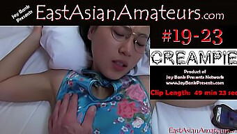 Asiatiske Amatør June Liu'S Intense Creampie Oplevelse Med Jay Bank