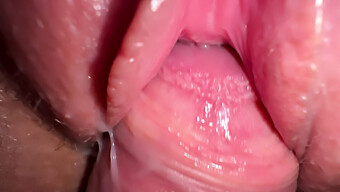 Horny 18-Year-Old Roommate'S Tight Pussy Orgasm Captured In Close-Up