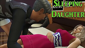 Old man indulges in taboo sex with daughter after watching her pleasure herself