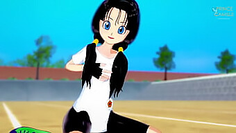 Videl expresses gratitude for learning to soar - Dragon Ball Z (Adult content)