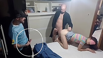 Amateur Couple Explores Threesome With Friend In Steamy Video