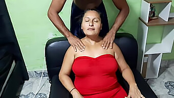 Amateur Mother-In-Law Enjoys A Steamy Massage Session