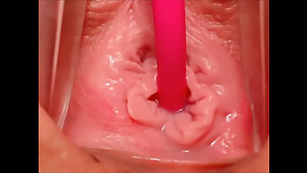 Girl Reaches Intense Vaginal Climax In Close-Up Footage