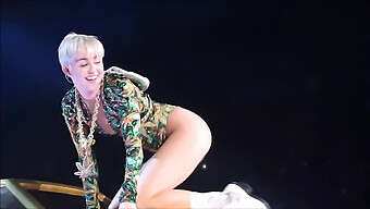 Miley Cyrus的热辣表演让观众喘不过气来