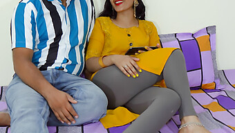 Priya, An Attractive Indian Girl, Entices Her Stepbrother With An Adult Film They Watch Together