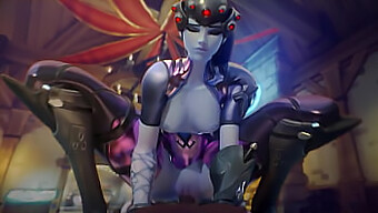 Antología 3d De Hentai Y Dva Widowmaker Con Dick Ride