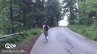 German Couple Enjoys Doggy Style And Oral Sex During Jog