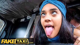 Capri Lmonde, A Fake Taxi Driver, Gives A Sensual Blowjob Before Taking A Big Thick Cock In Her Vagina