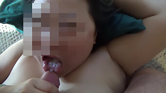 Aroused By Asian Wife'S Tongue Skills