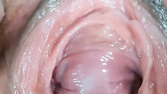 Amazing Gape In A Teen (18+) Video With Eating And Handjob Elements