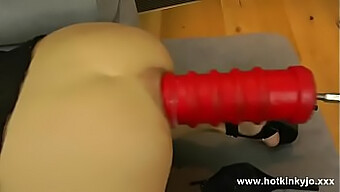 Huge dildo action in 480p video with 600k views and 135500192 tags