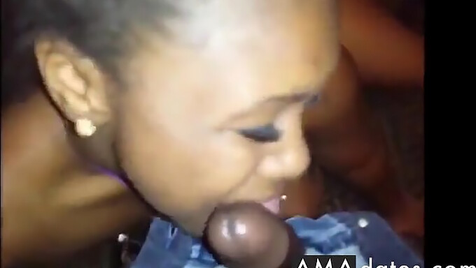 Homemade orgy with young black ebony girls teasing and sucking