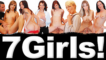 Seven Gorgeous Girls Audition For A Steamy Porn Shoot