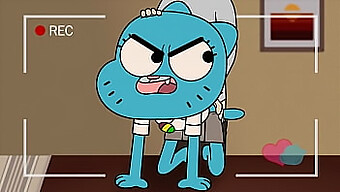 Prvý Vpád Nicole Watterson Do Amatérskeho Porna - Dráždivá Cesta Ríšou Gumball