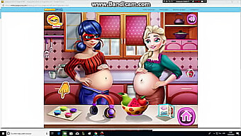 Pregnant Elsa And Ladybug In Intimate Encounter