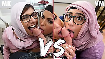 Three Big-Titted Babes In A Steamy Threesome With Mia Khalifa And Violet Myers