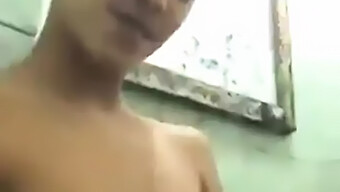 Stepbrother Watches Aunty And Girlfriend'S Bathroom Encounter