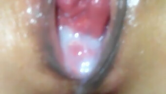 A Pleasant Warm Internal Ejaculation In The Pink Vagina Of My Friend Who Enjoys Self-Pleasure