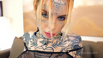 Russian Inked Beauty Polina Ice Takes On Double Penetration And More In Wild Video