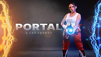 Experience The Ultimate Virtual Reality Pleasure With Katrina Moreno, The Busty Cosplayer From Portal, As She Fulfills Your Every Desire